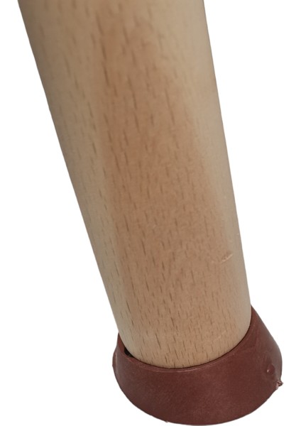 6'lı Ahşap Ayak 41 cm Konik Sehpa Ayağı-Sandalye-Tabure-Masa Ayağı Çap:4,6cm UZUNLUK:41CM 3301000000451