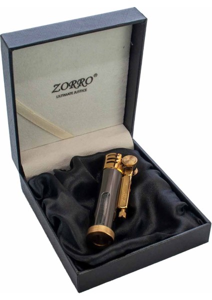 Zorro Metal Benzinli Çakmak, Puro Çakmağı indirimleri