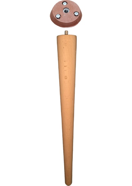 Ahşap Ayak 45 cm Konik Sehpa Ayağı-Sandalye-Tabure-Masa Ayağı Çap:4,6cm UZUNLUK:45CM 3301000000440