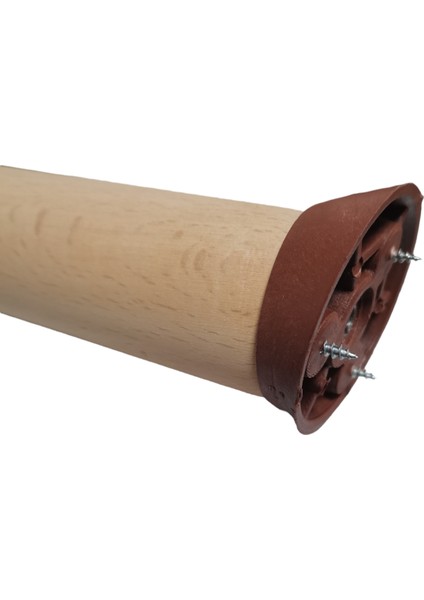 10'lu Ahşap Ayak 45 cm Konik Sehpa Ayağı-Sandalye-Tabure-Masa Ayağı Çap:4,6cm UZUNLUK:45CM 3301000000464