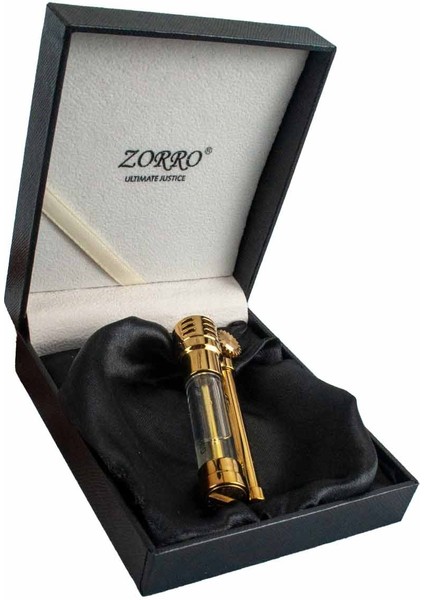 Zorro Metal Benzinli Çakmak, Puro Çakmağı