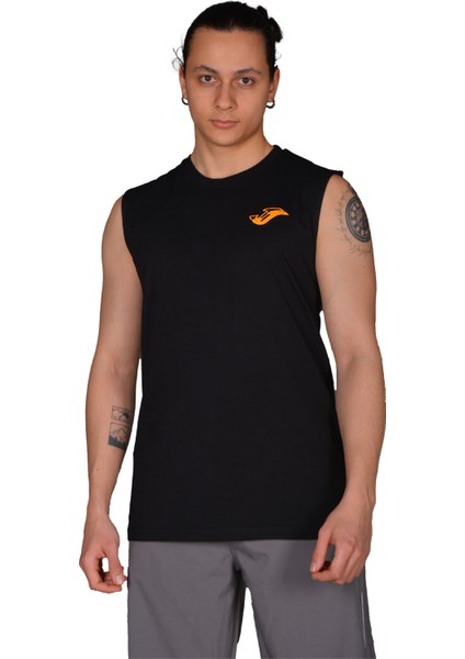a Sprint - Haki Pamuklu Kolsuz Erkek T-Shirt - 4231114