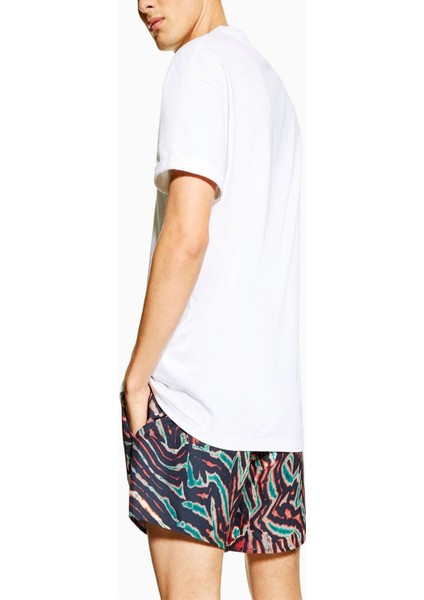 Siyah Desenli Fileli Cepli Bağcıklı Deniz Şortu fiyatları