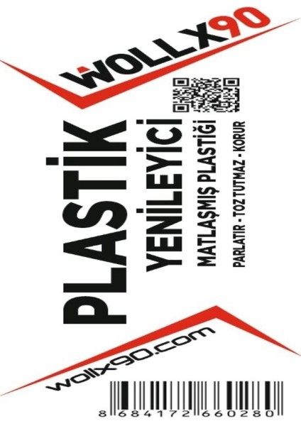 WOLLX90 Plastik Yenileyici ve Parlatıcı Trim