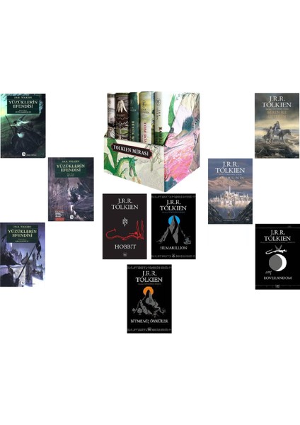Roverandom - Beren ile Luthien - Gondolin'in Düşüşü - J. R. R. Tolkien - 14 Kitap Set
