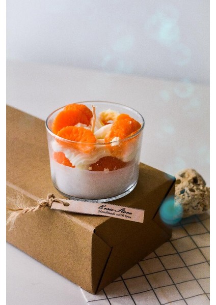 Mandalin Kokulu Aromaterapi Mandalina Taneli Hediyelik Cupcake fiyatları