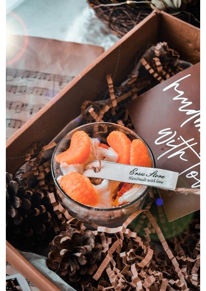 Mandalin Kokulu Aromaterapi Mandalina Taneli Hediyelik Cupcake fırsatları