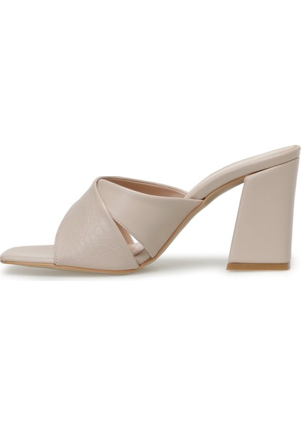 Incı Berthe.k 3fx Krem Kadın Topuklu Terlik modelleri