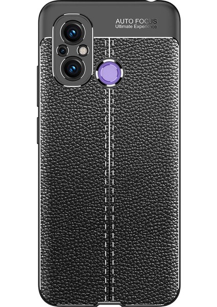 Xiaomi Redmi 12C Kılıf Deri Desenli Lux Niss Silikon