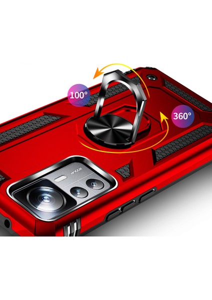 Xiaomi Poco X5 Pro Kılıf Ultra Korumalı Yüzüklü Manyetik Vega Kapak fırsatları