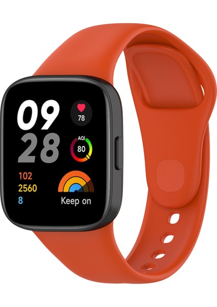 Xiaomi Redmi Watch 3 Için Klasik Model Renkli Silikon Kayış-Kordon