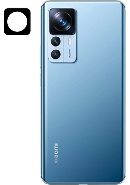 Xiaomi Mi 12T Için 5d Full Kaplayan Kamera Koruyucu Cam Siyah