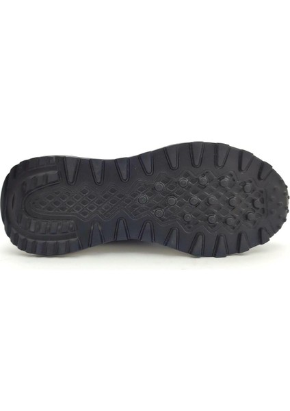 638-1 Hafif Taban Erkek Sneaker Ayakkabı-Siyah