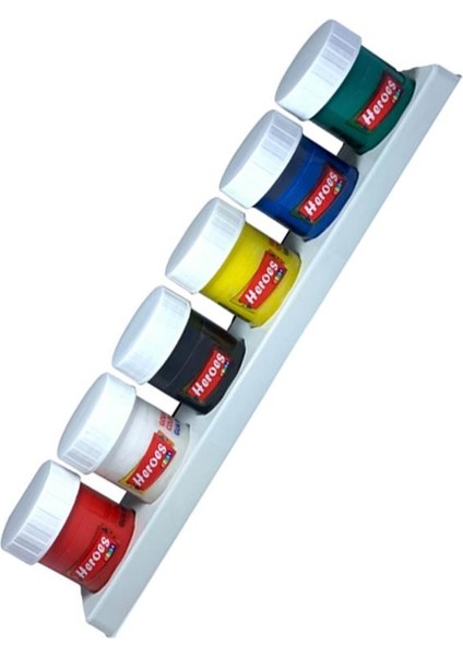 Akrilik Boya 6 Renk 25 ml 1 Paket Akrilik Boya Seti 6 Lı Kağıt Tuval Ahşap Cam Duvar Metal Boyama