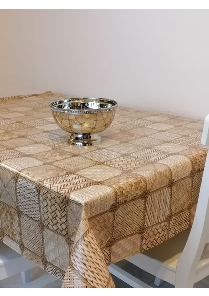 Elyaflı Pvc Muşamba - Desenli Silinebilir Masa Örtüsü