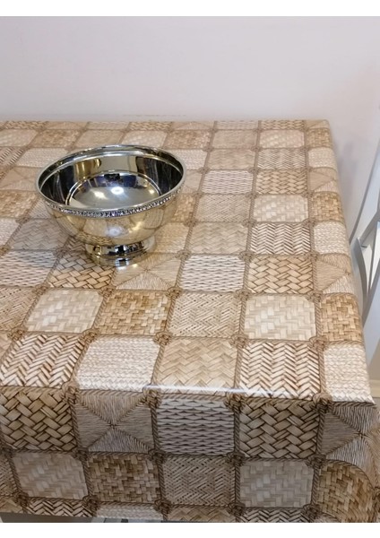 Elyaflı Pvc Muşamba - Desenli Silinebilir Masa Örtüsü fırsatları