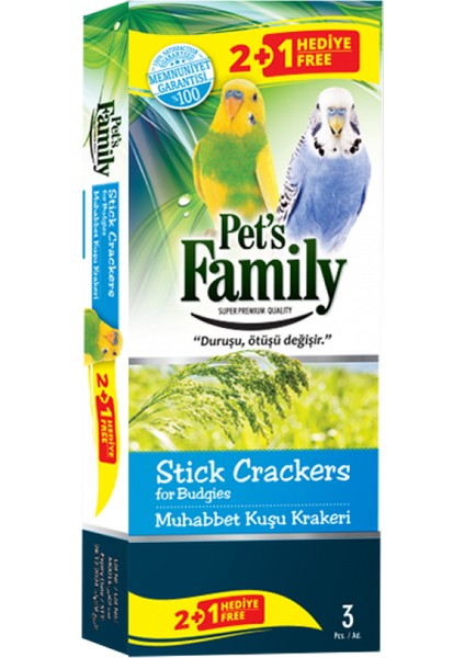 Pets Famıly Muhabbet Krakeri 2+1