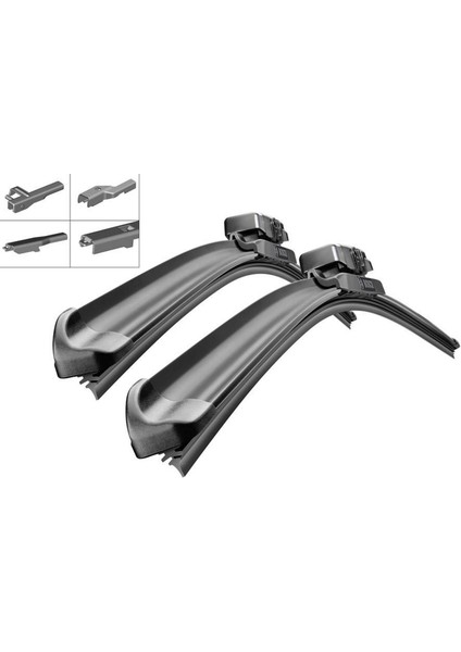 Aerotwin Multiclip Silecek Seti - [650/475 Mm] Volvo; Ford; Bmw; Mercedes-Benz; Toyota Focus C-Max 1.6 Tdci 200306 - 200703; V50 2.0d 200404 - 201007; C-Max 1.6 Tdci 200703 - 201007; V50 1.6d D Nrmsa