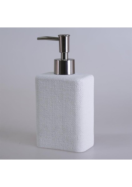 Linen Sıvı Sabunluk Beyaz