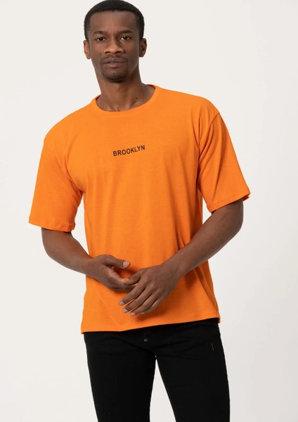 Leone Koleksiyon  Brooklyn Baskılı Oversize T-Shirt