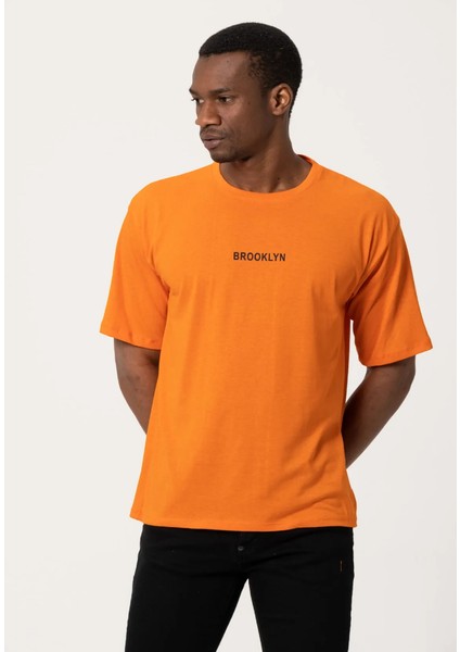 Leone Koleksiyon  Brooklyn Baskılı Oversize T-Shirt