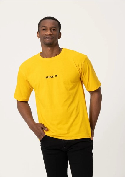 Brooklyn Baskılı Oversize T-Shirt fiyatları