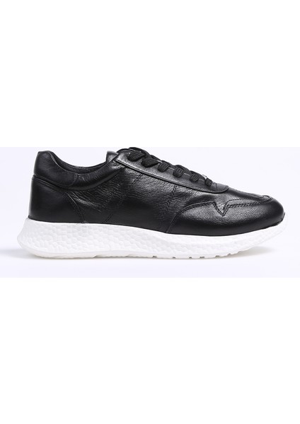 Siyah - Beyaz Erkek Sneaker Baley M Ayakkabı