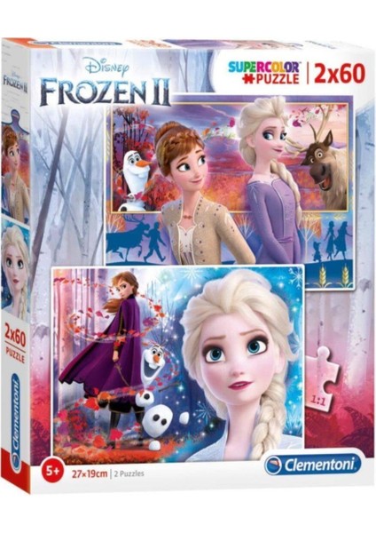 Çocuk Puzzle Frozen 2 2X60 Parça Puzzle 21609