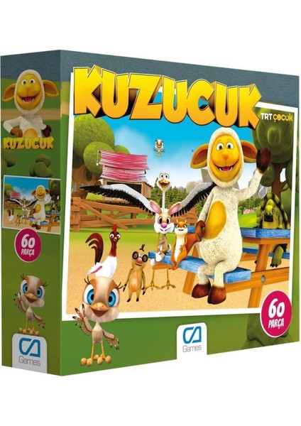 Kuzucuk 60 Parça Puzzle Eğitici ve Öğretici Oyun