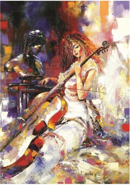 Art Puzzle 5088/ART , Cellist 500 Parça Puzzle