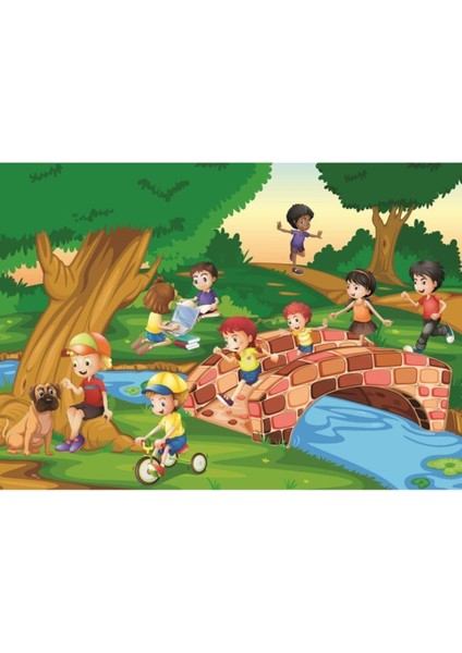 Art Çocuk Puzzle Kovalamaca 50 Parça Puzzle