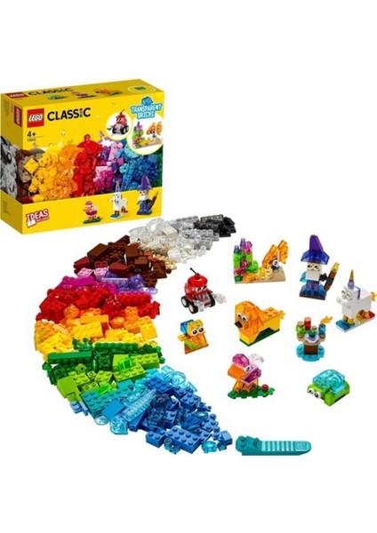 LEGO Classic 500 Parçalık Yaratıcı Şeffaf Parçalar 11013 Lisanslı Ürün