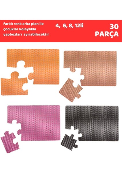 Baby Puzzle Kademeli Taşıtlar Puzzle | Eğitici Puzzle 30 Parça 4 In 1 fiyatları