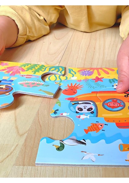 Baby Puzzle Kademeli Taşıtlar Puzzle | Eğitici Puzzle 30 Parça 4 In 1 indirimleri