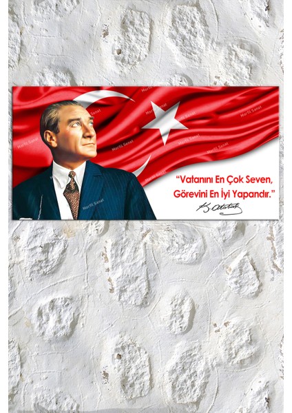 Atatürk Makam Panosu Tablosu Kanvas Tablo Resmi Kurumlar Okullar