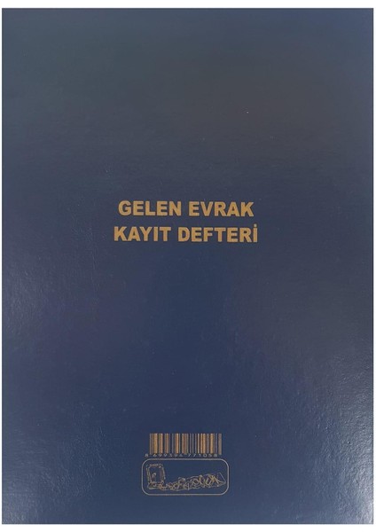 Gelen Evrak Kayıt Defteri Cilt Kapak