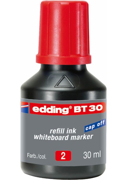 BT30 Kırmızı Tahta Kalemi Mürekkebi Tx