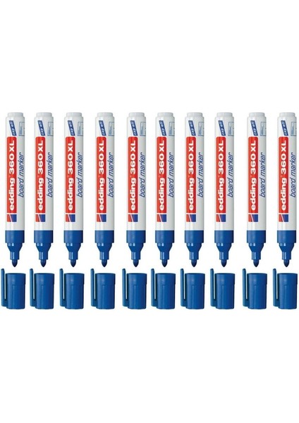 360XL Beyaz Tahta Kalemi Mavi 10 Lu Kutu