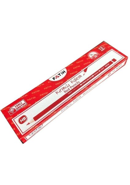 12 Li Kırmızı Kopya Kalemi