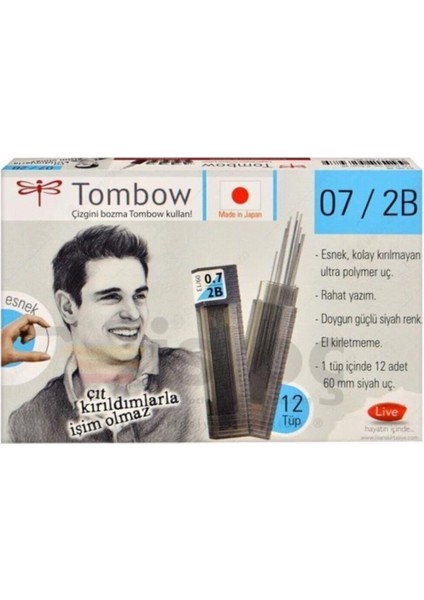 Tombow Min Kalem Ucu 07 2b 12'li