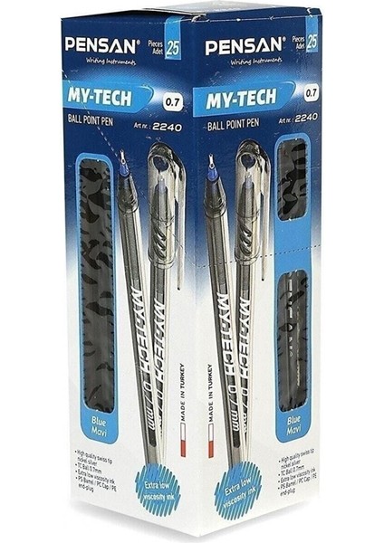 My-Tech Tükenmez Kalem 25 Li Paket