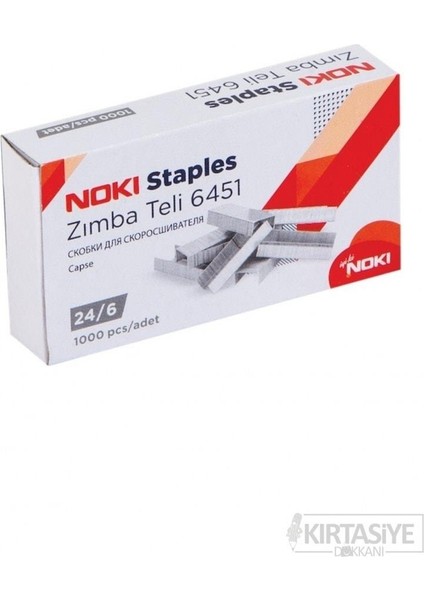 24/6 Zımba Teli 10'lu PAKET(10.000 Adet Zımba Teli)