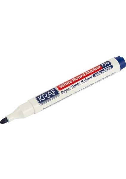 Mavi Doldurulabilir Beyaz Tahta Kalemi 12'li modelleri