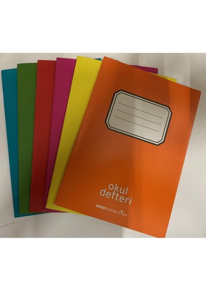 100 Yaprak A5 Çizgili Defter Tek Ortalı 1 Adet