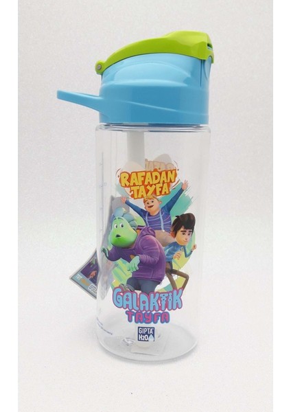 Rafadan Tayfa Kalın Pipetli Tritan Matara 500 cc Mavi