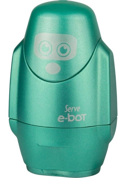 Metalik Yeşil E-Bot Silgili Kalemtıraş Serve E-Bot Silgili Kalemtıraş