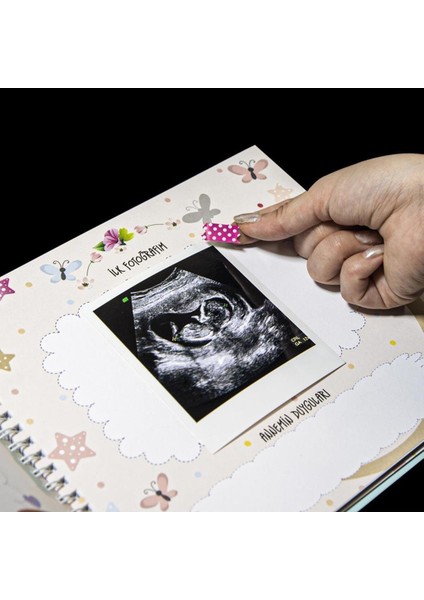 Anne & Bebek Hamilelik Anı Defteri - Sticker Hediyeli fırsatları