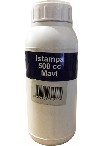 Istampa Mürekkebi Mavi 500 ml