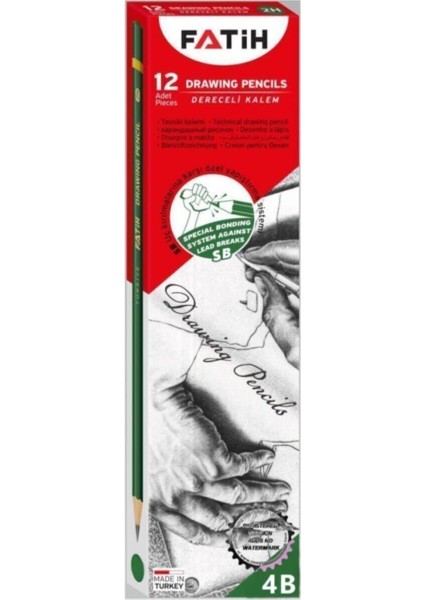 4b Dereceli Kalem Siyah 12 Adet (1 Düzine)