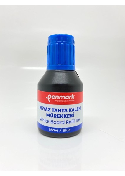 Beyaz Tahta Kalem Mürekkebi Mavi 30CC